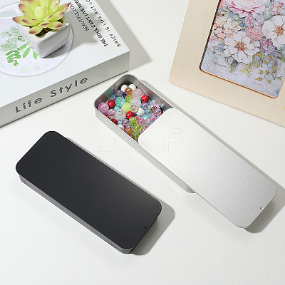 2Pcs Slide Top Tinplate Trinket Storage Boxes CON-SP0001-22A-01-1