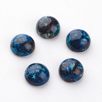Natural Chrysocolla Cabochons G-D804-03-1