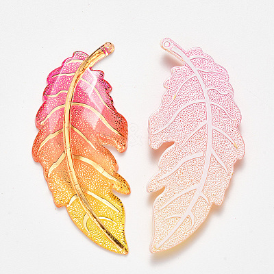 Transparent Acrylic Big Pendants X-TACR-R140-03F-1