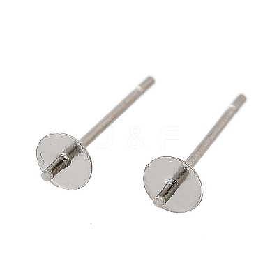 304 Stainless Steel Stud Earring Findings STAS-D370-02P-01-1