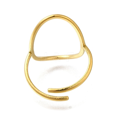 Ion Plating(IP) 304 Stainless Steel Rings for Women RJEW-U017-34G-1