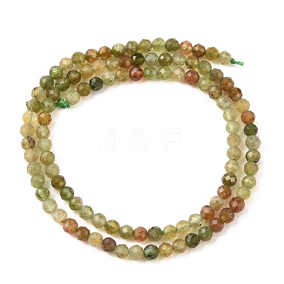 Natural Green Tourmaline Beads Strands G-Z106-A07-4mm-1