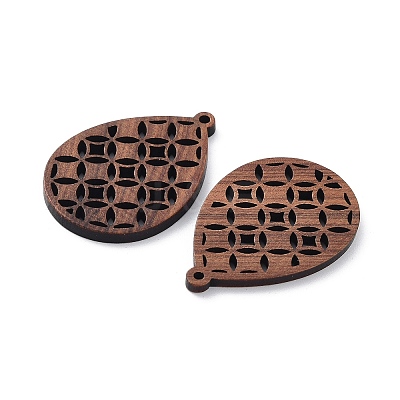 Walnut Wood Laser Cut Pendants WOOD-Q051-04J-1