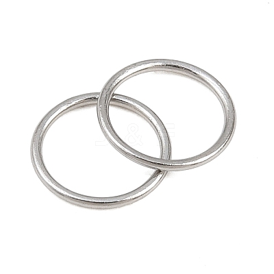 304 Stainless Steel Closed Jump Rings STAS-G393-06P-09-1