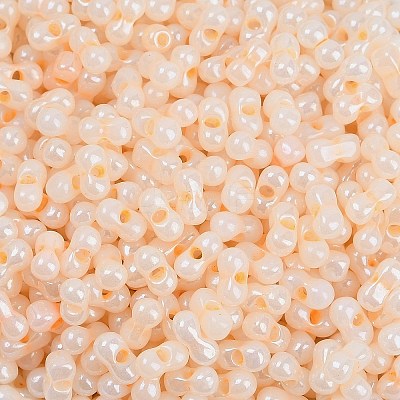 Opaque Colours Luster Glass Seed Beads X1-SEED-K010-04F-1