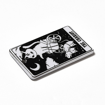 Tarot Theme Printed Acrylic Pendants MACR-G061-04T-1