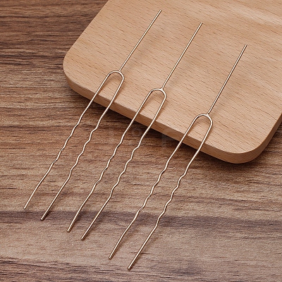 Brass Hair Fork Findings OHAR-PW0001-100KCG-1