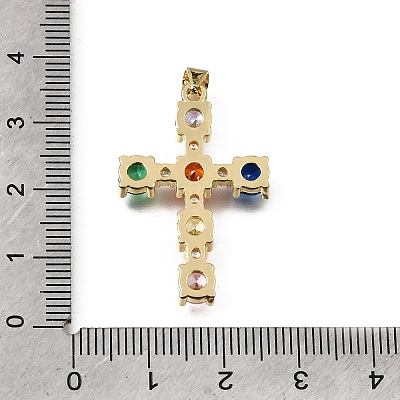 Easter Brass Pave Cubic Zirconia Pendants CU-E002-01D-G04-1