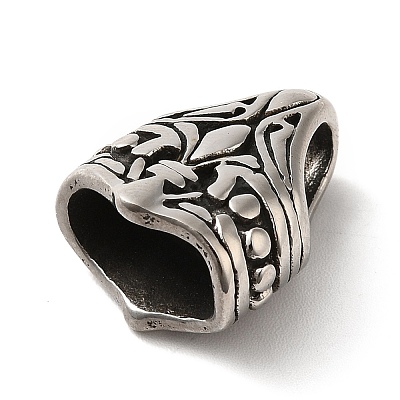 304 Stainless Steel Cord Ends X-STAS-P325-08A-AS-1