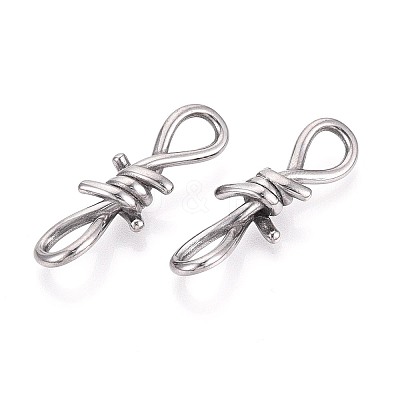 304 Stainless Steel Barbed Wire Links STAS-T072-138P-1
