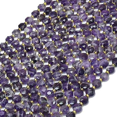 Natural Amethyst Beads Strands G-C116-A46-02B-1