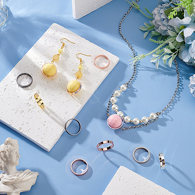 24Pcs 6 Colors Brass Bead Frame FIND-PH0009-17-1