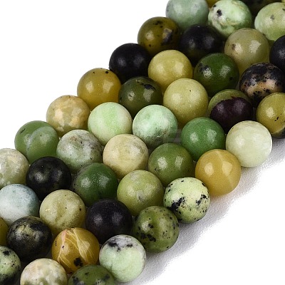 Natural Serpentine Beads Strands G-Q616-07A-1