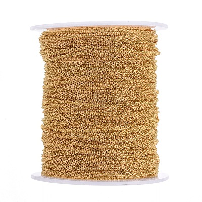 Brass Cable Chains CHC-034Y-G-NF-1