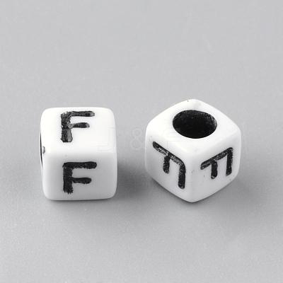 Opaque Acrylic Beads SACR-Q188-02F-1
