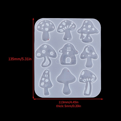 Food Grade DIY Silicone Pendant Molds PW-WG86182-05-1