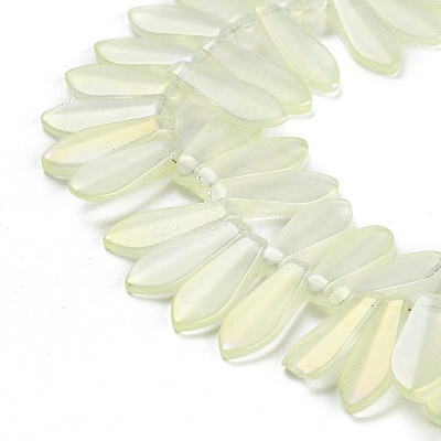 Electroplate Glass Beads Strands X-EGLA-C005-01A-FR02-1