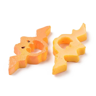 Halloween Opaque Resin Cabochons RESI-G038-02B-1