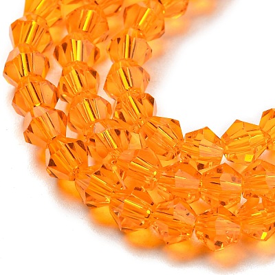 Transparent Glass Beads Strands GLAA-F029-4mm-23-1