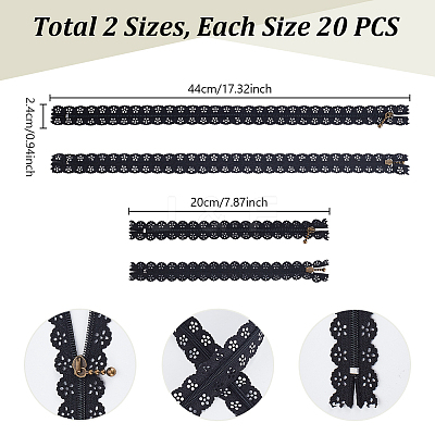 2Pcs 2 Styles Garment Accessories FIND-GA0006-62-1