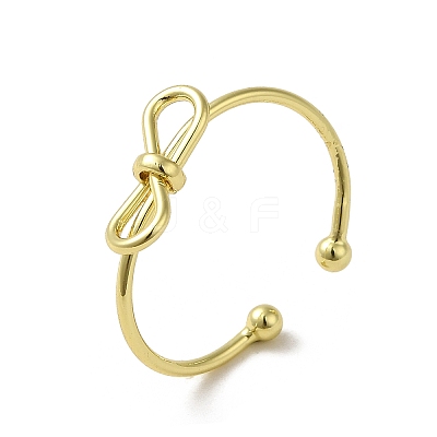 Brass Cuff Rings for Women RJEW-D026-03G-1