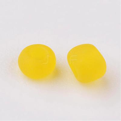 12/0 Frosted Round Glass Seed Beads X-SEED-A008-2mm-M10-1