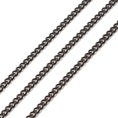 304 Stainless Steel Curb Chains CHS-E005-02EB-1