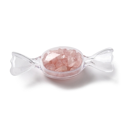 Natural Rose Quartz Chip Decorates DJEW-D004-01I-1