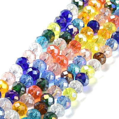 Glass Beads Strands EGLA-A034-M10mm-61-1