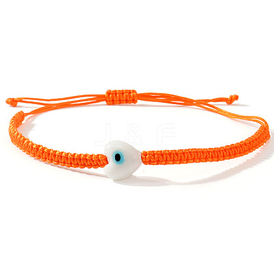 Bohemian Glass Bead Braided Bead Bracelets HV2776-5-1
