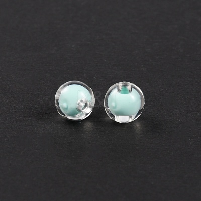 Acrylic Beads MACR-WH0007-09G-1