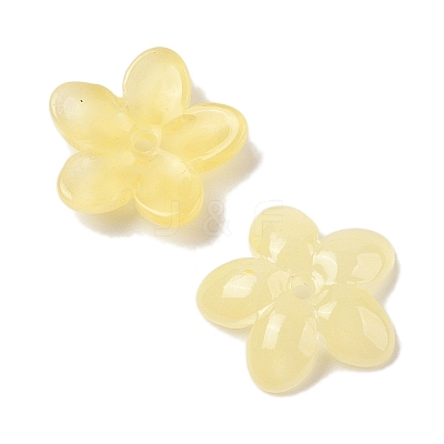 Transparent Spray Paint Glass Beads GLAA-Z011-07F-1