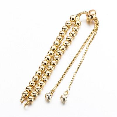 Brass Chain Bracelet Making KK-G291-02G-NR-1