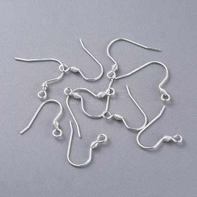 304 Stainless Steel Earring Hooks STAS-K210-26S-1