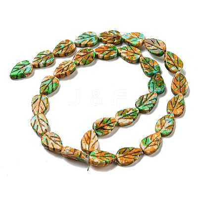 Spray Painted Synthetic Turquoise Beads Strands X-G-E617-A06-02-1