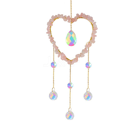 Iron Big Pendant Decorations DJEW-PW0007-09A-1