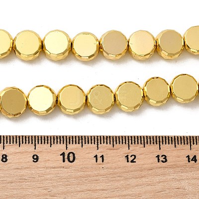 Electroplate Glass Beads Strands EGLA-F166-04C-1
