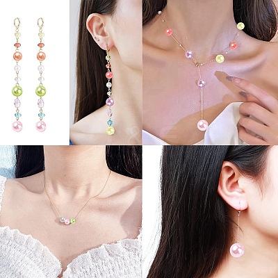 ABS Plastic Imitation Pearl Beads KY-YW0001-90A-1