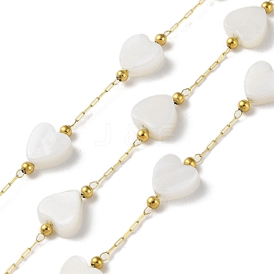 Ion Plating(IP) Real 18K Gold Plated 316 Stainless Steel Paperclip Chains AJEW-Z026-02C-1