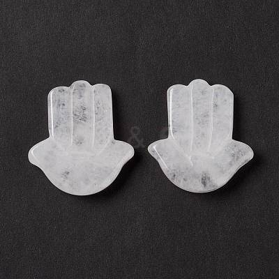 Natural Quartz Crystal Cabochons G-E579-04D-1
