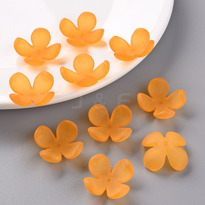 Frosted Acrylic Bead Caps MACR-S371-06A-724-1