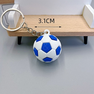 Football PVC Bag Keychain PW-WG5BC74-03-1