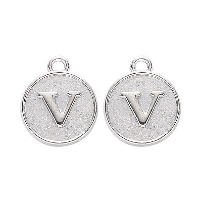 Alloy Pendant Cabochon Settings PALLOY-N156-01V-P-1