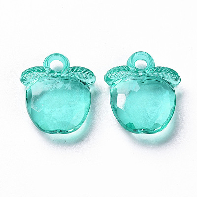 Transparent Acrylic Pendants TACR-S154-28B-68-1