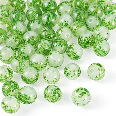 50Pcs Handmade Sand Lampwork Beads LAMP-TA0001-60B-1