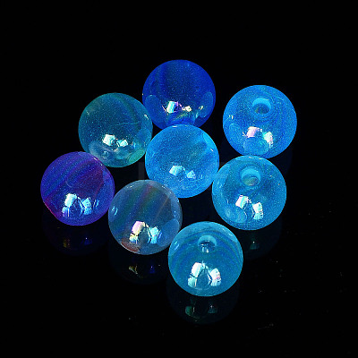Transparent Acrylic Beads X-OACR-Z013-20-1
