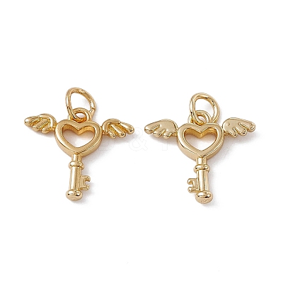 Rack Plating Brass Pendants KK-M236-11G-1