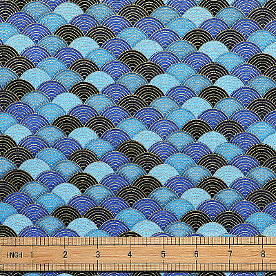Japanese-style Cotton Fabric DIY-WH0671-277B-1