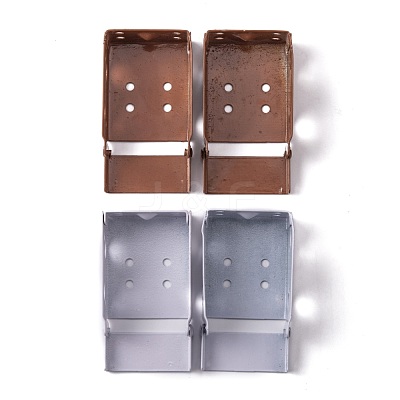 4Pcs 2 Colors Polyoxymethylene(POM) Window Curtain Track End Caps FIND-GA0001-68-1