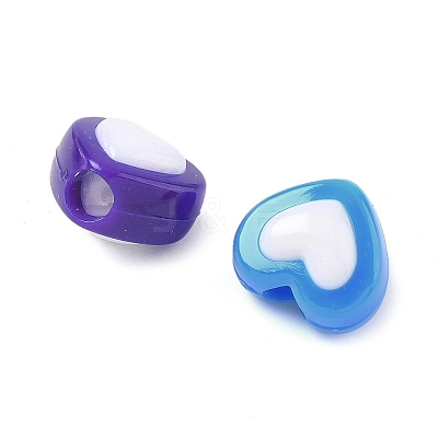 Opaque Acrylic Beads X-OACR-D309-09-1